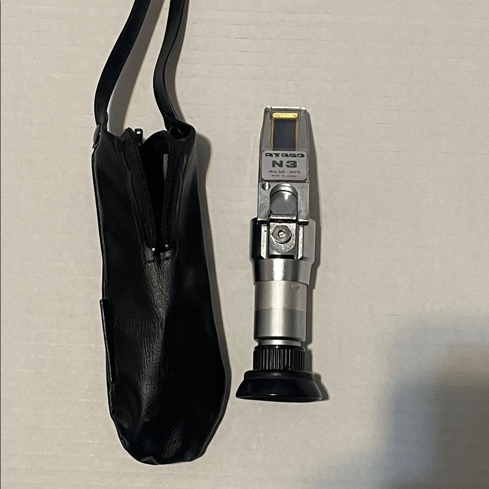 Atago N3 Refractometer with Black Case